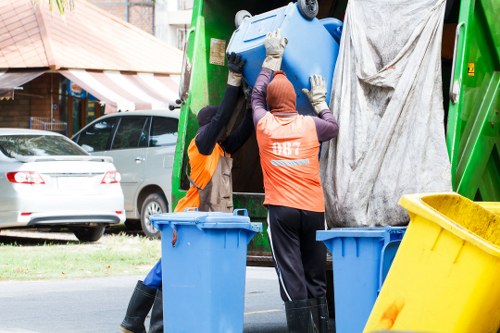 Satisfied customers after house clearance